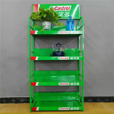 弧形鐵質(zhì)展架 機(jī)油、潤滑油、防水涂料與五金文化用品的完美展示方案